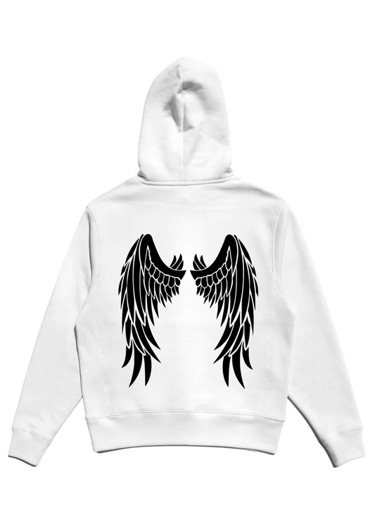 Angel Wings Back Print Hoodie - Dubai Edition