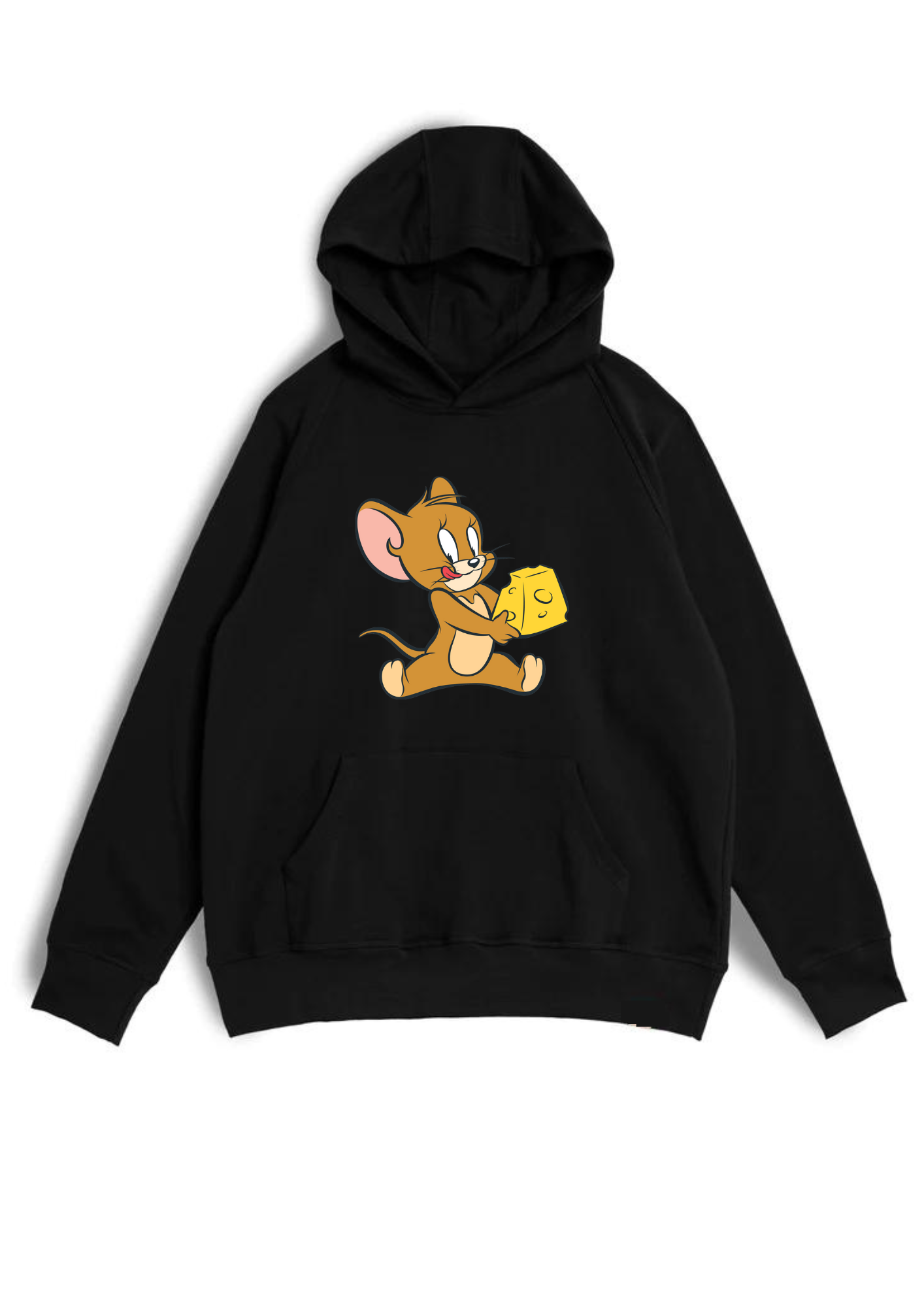 HOODIE - TOM AND JERRY DESIGN PRINT