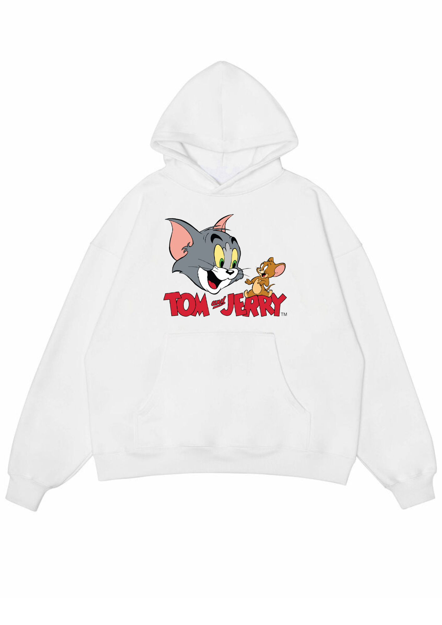 HOODIE - TOM AND JERRY DESIGN PRINT