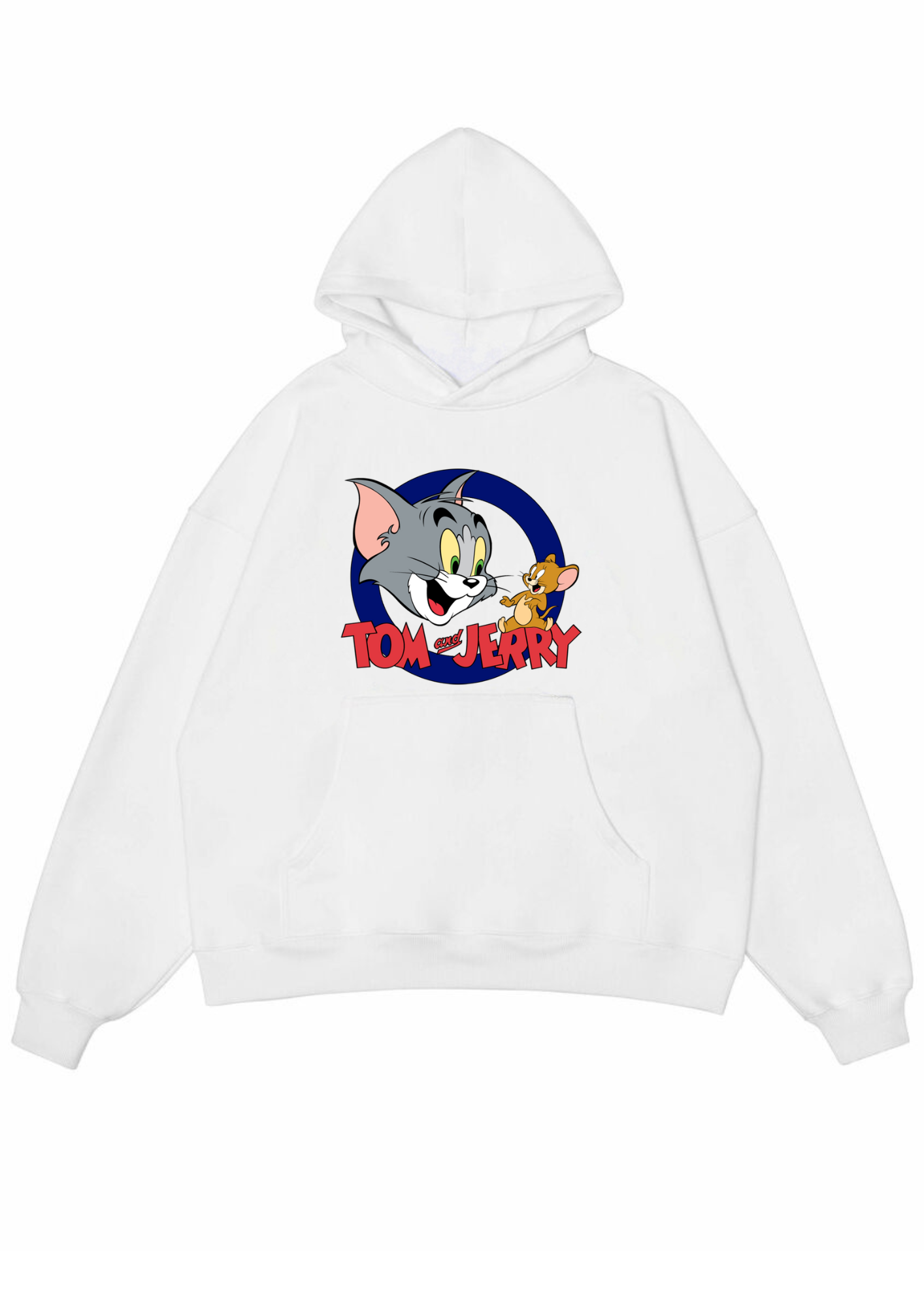 HOODIE - TOM AND JERRY DESIGN PRINT