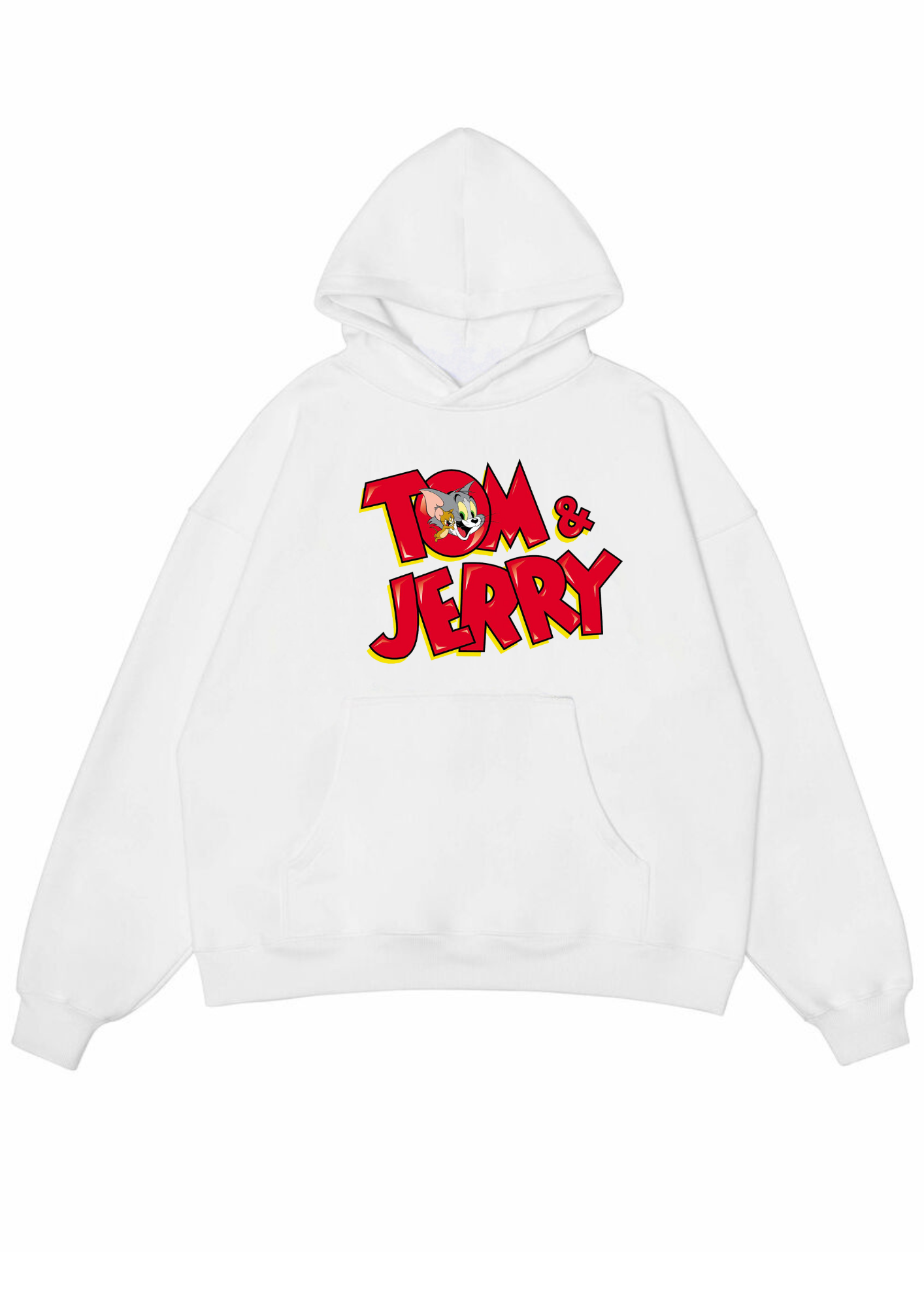 HOODIE - TOM AND JERRY DESIGN PRINT
