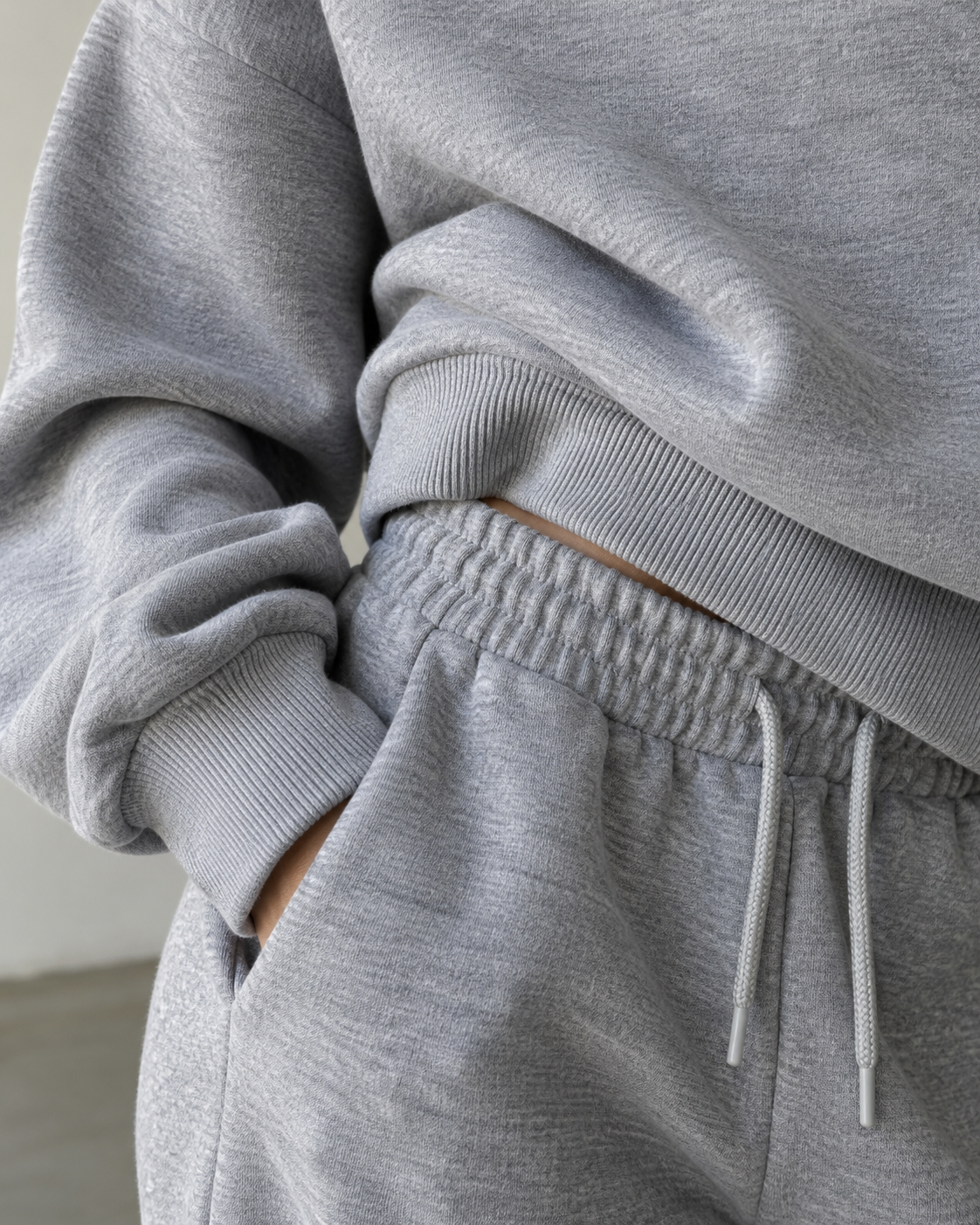 Women's Oversized Hoodie & Jogger Set – Grey | SOLI