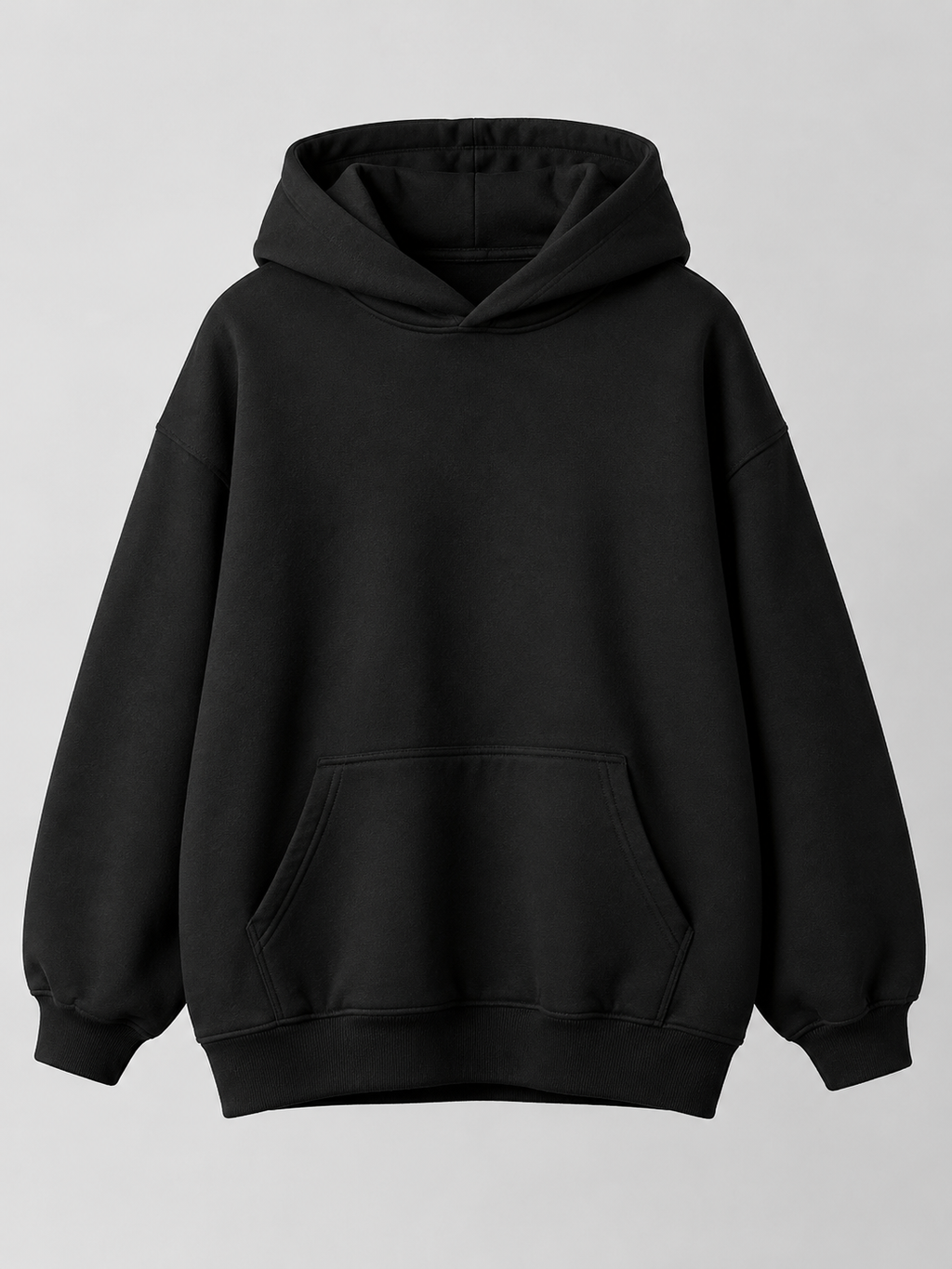 Women's Oversized Hoodie & Jogger Set – Black | SOLI