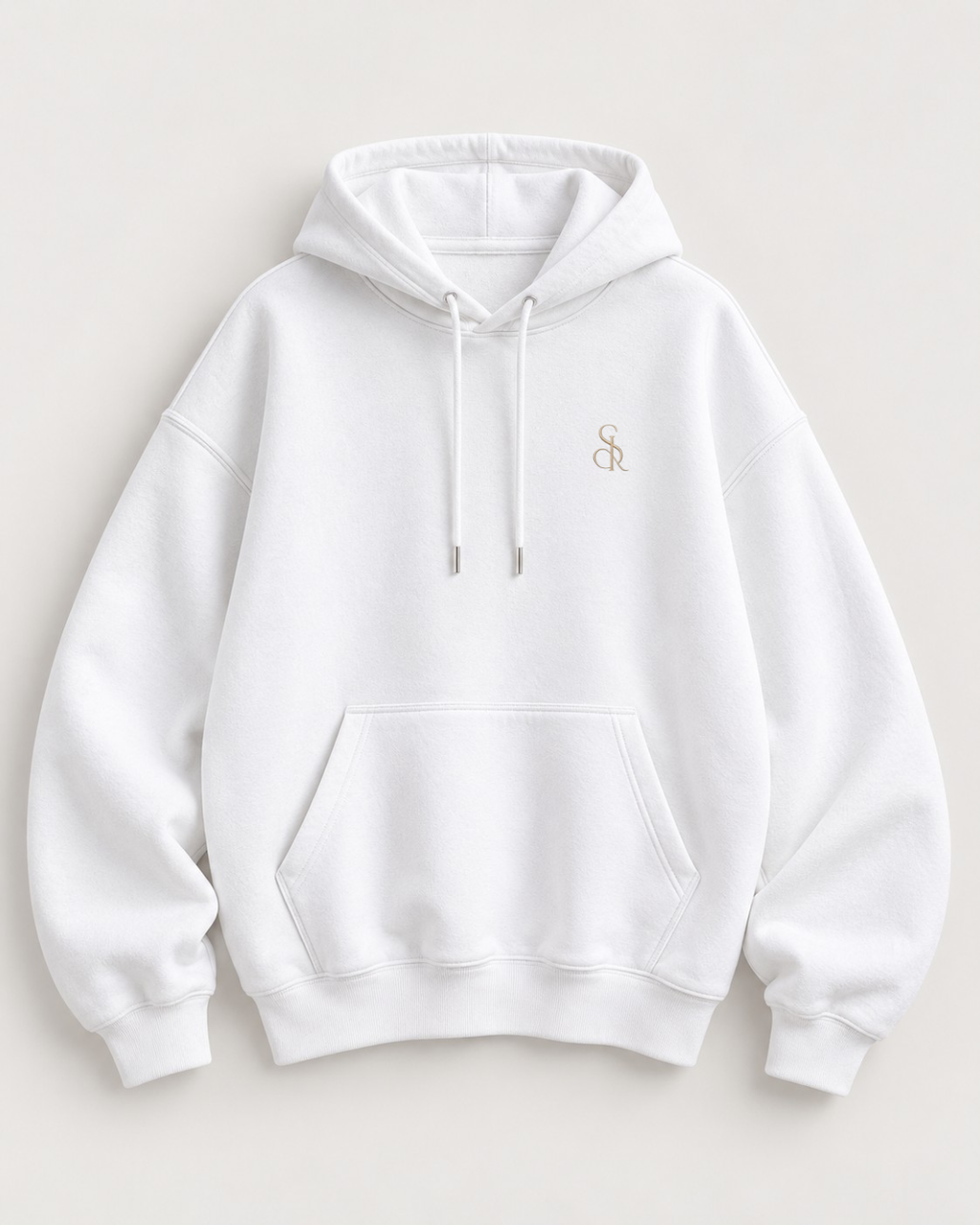 Women's Oversized White Hoodie | KHAMI-CO