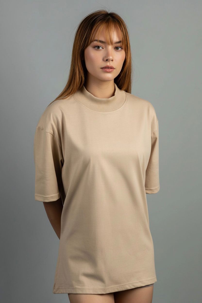 Oversized turtleneck, cozy knit top, women’s oversized sweater, casual chic layering, relaxed fit turtleneck