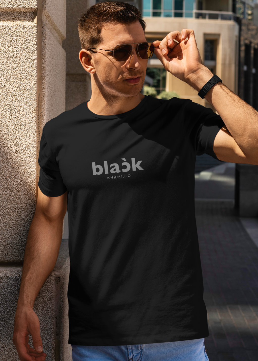Short-Sleeve Unisex T-Shirt - Black x Khami.co