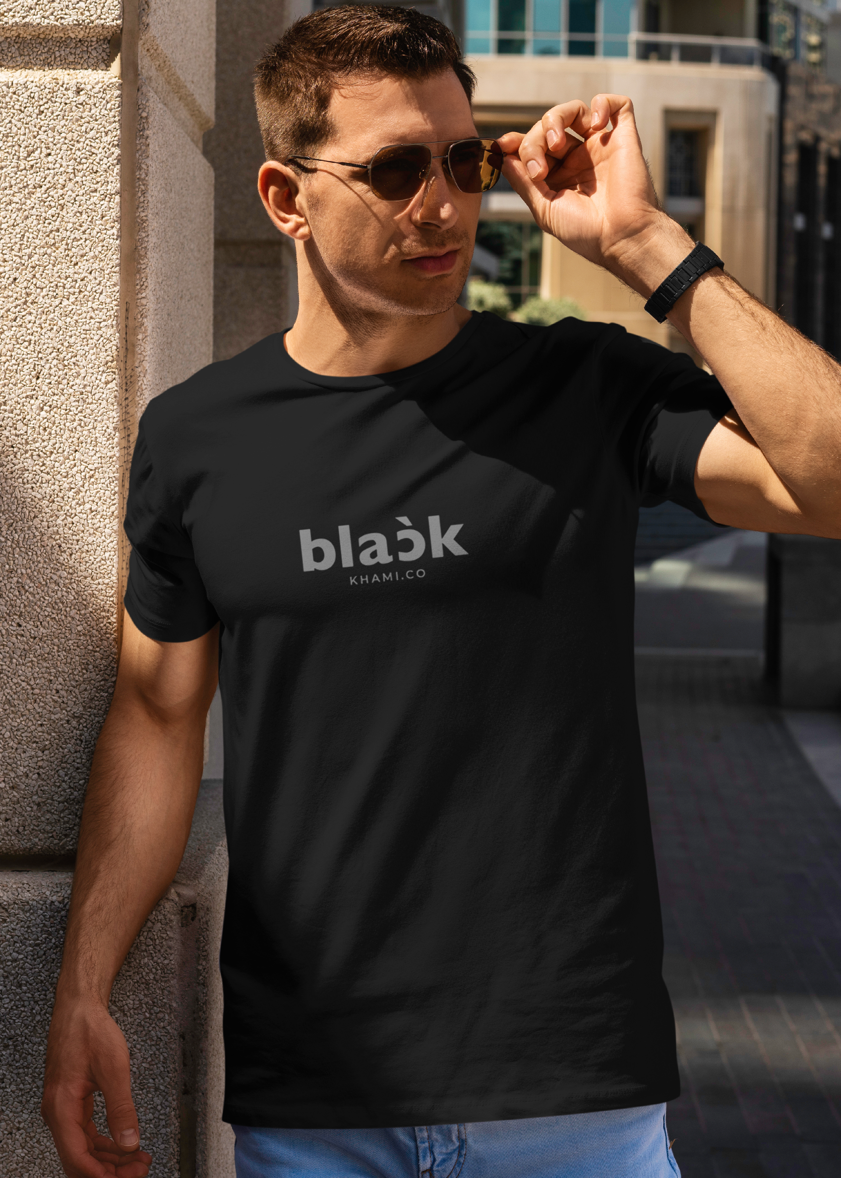 Short-Sleeve Unisex T-Shirt - Black x Khami.co