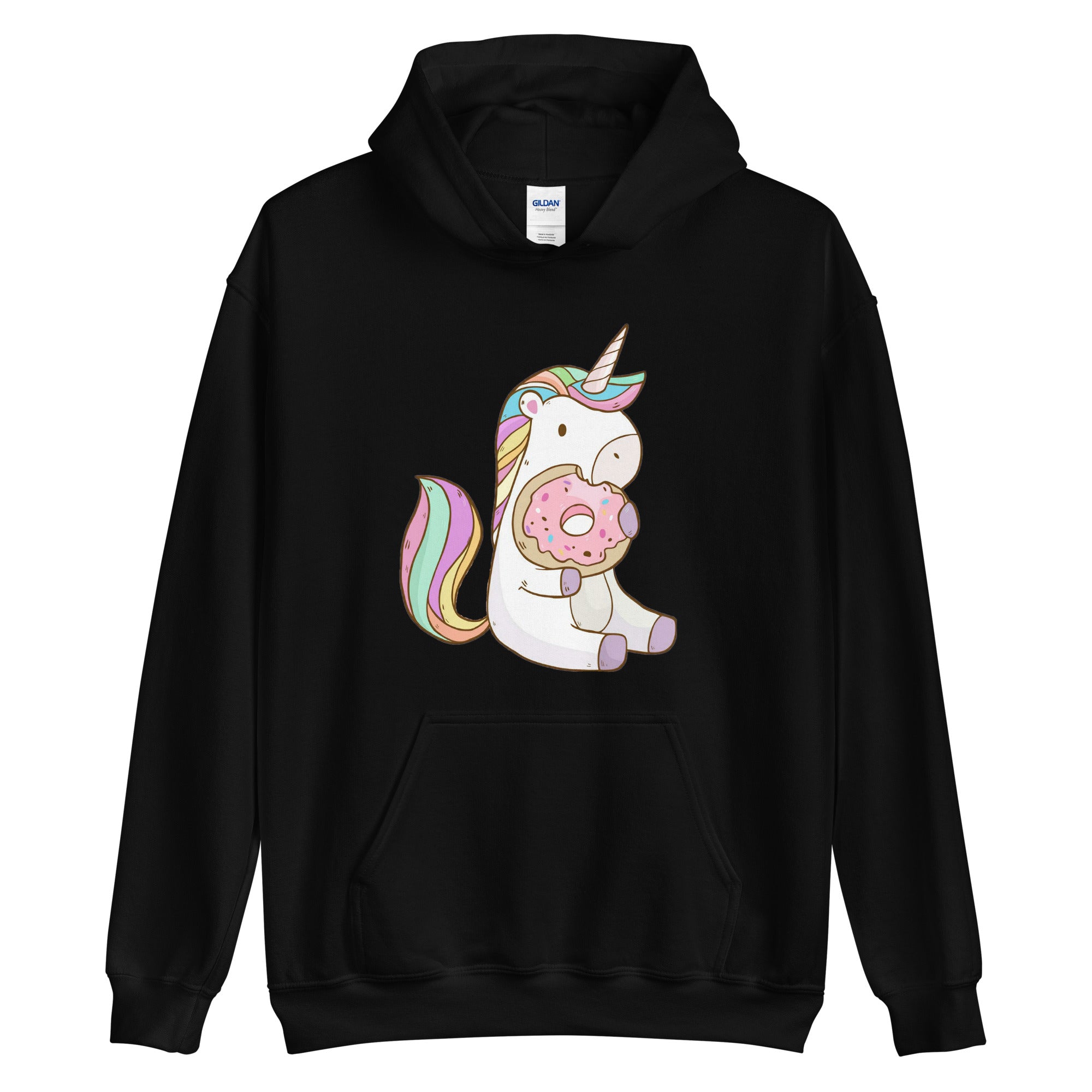 HOODIE - UNICORN (BLACK, WHITE, PINK COLORS)