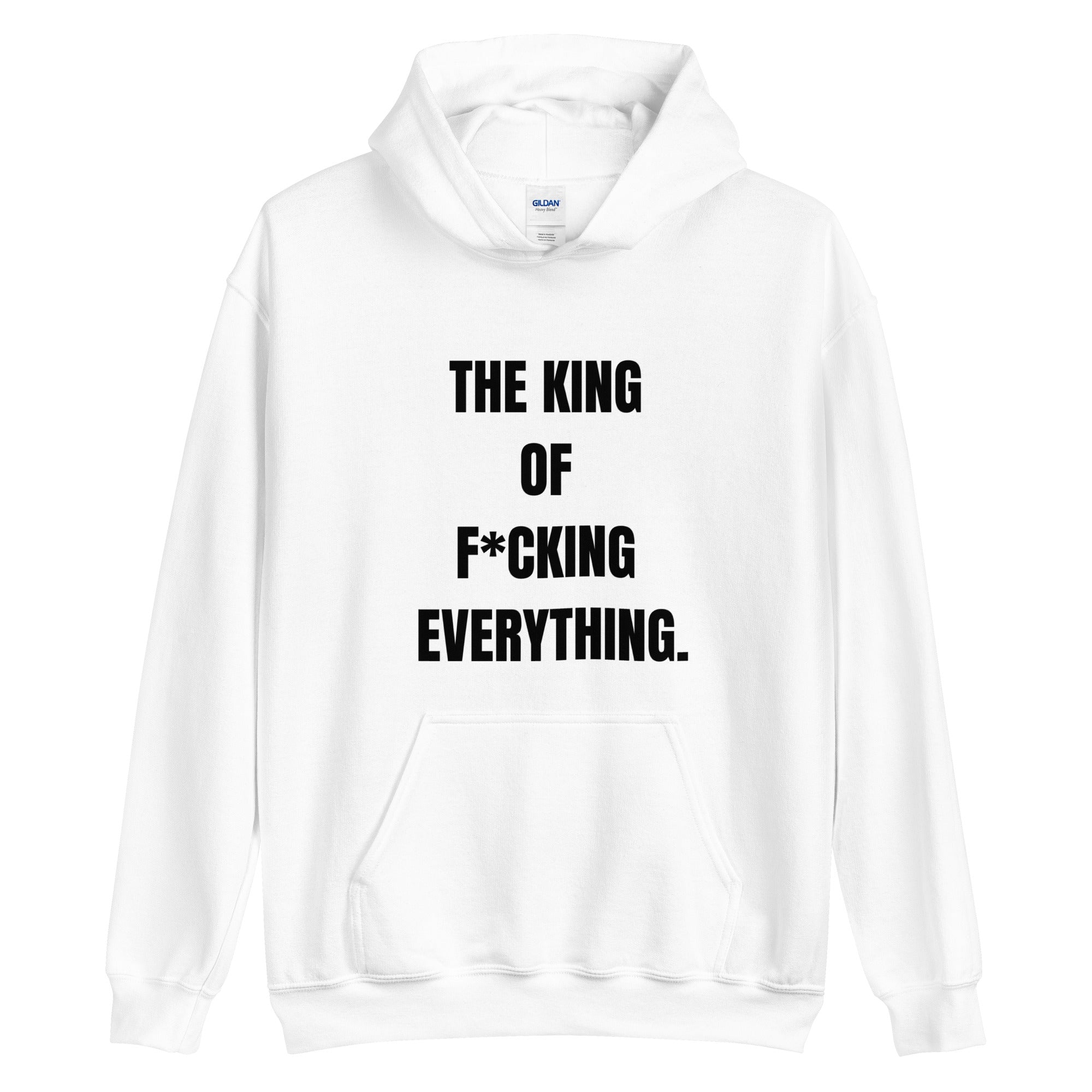 HOODIE - COUPLE QUEEN & KING OF F*CKING EVERYTHING